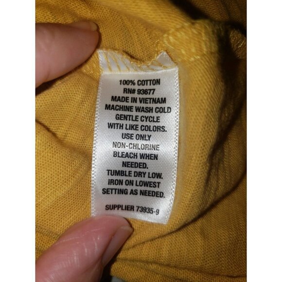 Nwt A.N.A. Women's Size XS Mustard Twisted Puff Sleeve Short Sleeve Blouse - Picture 3 of 3